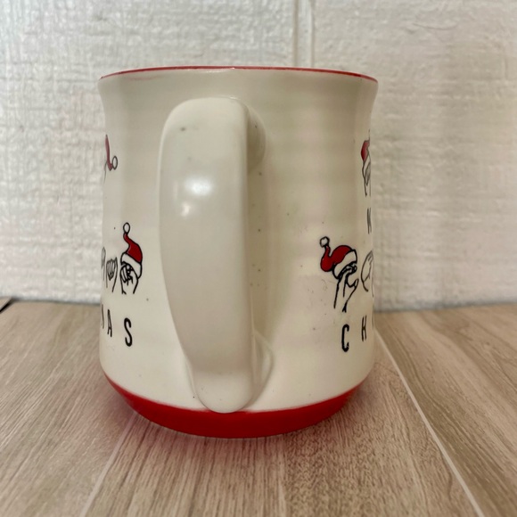 PEPPERMINT PINE ASL Merry Christmas Mug - Red - Picture 5 of 5